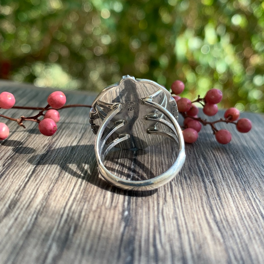 Native American Navajo Turquoise Ring - Picture 7 of 11